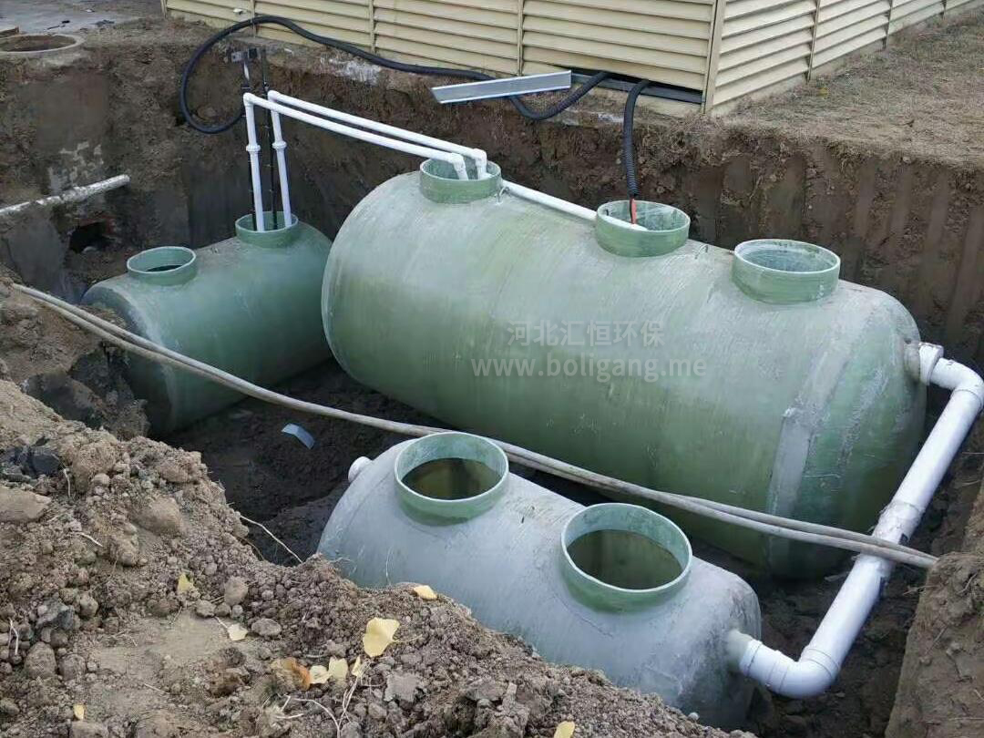 大容积缠绕式玻璃钢化粪池-新农村改造化粪池