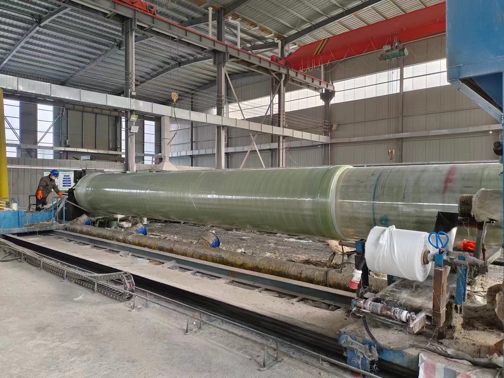 缠绕管道生产制作车间